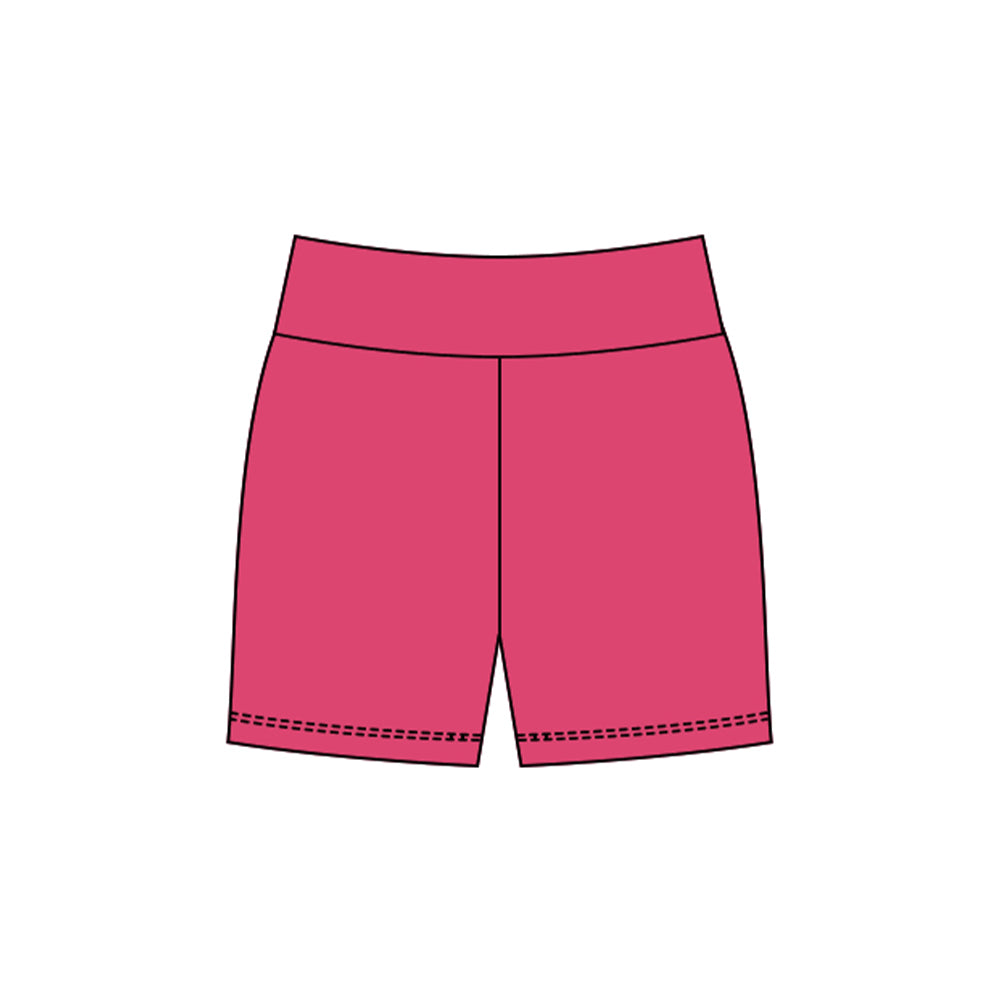 Toddle baby girls hot pink yoga shorts preorder