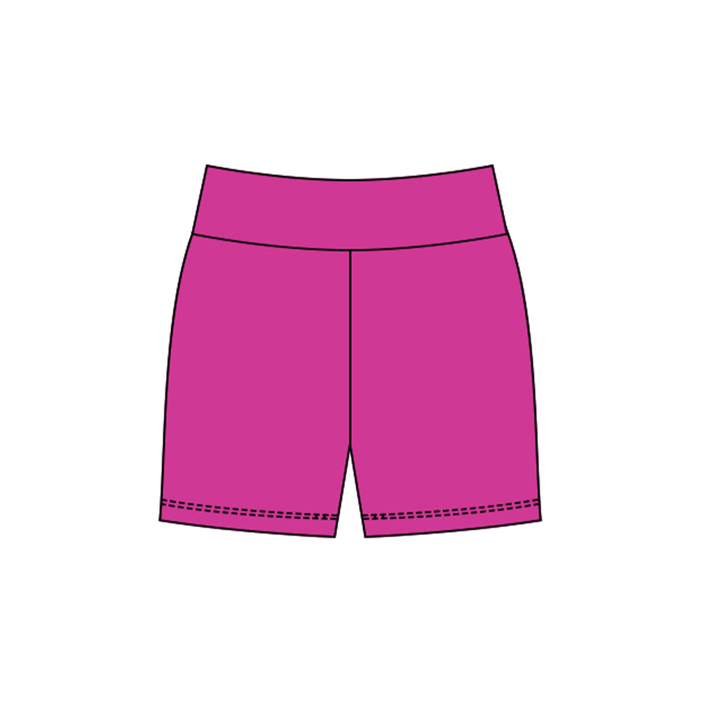 Toddle baby girls lavender yoga shorts preorder