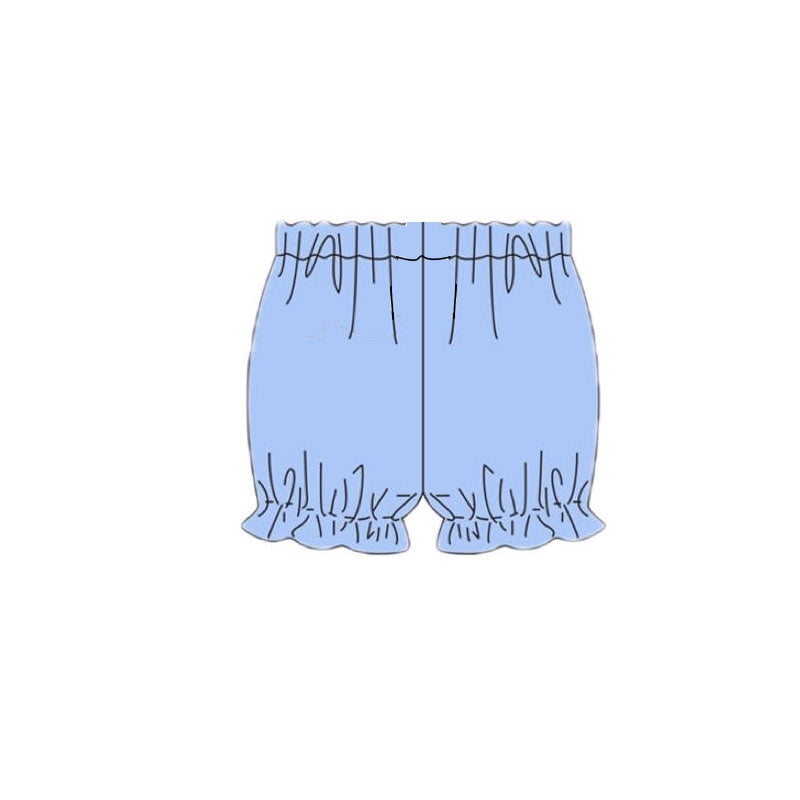 Toddle baby girls blue color shorts preorder