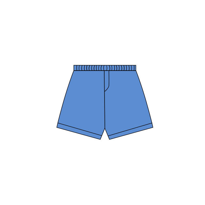 Toddle baby girls blue yoga shorts preorder