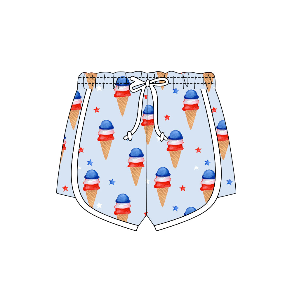 American girls kids July 4th shorts preorder