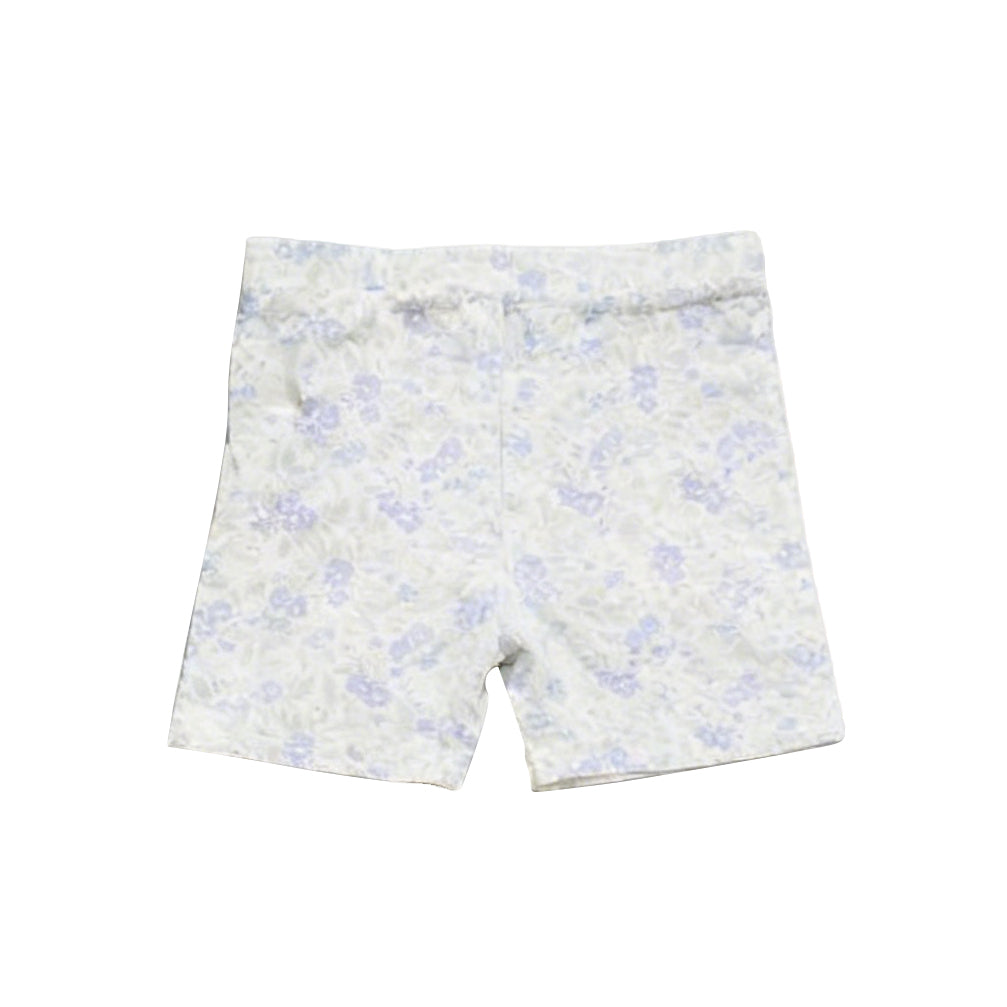 Kids summer lavender floral shorts preorder