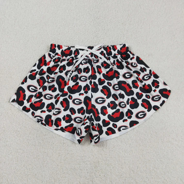 Mommy and me Georgia team summer shorts