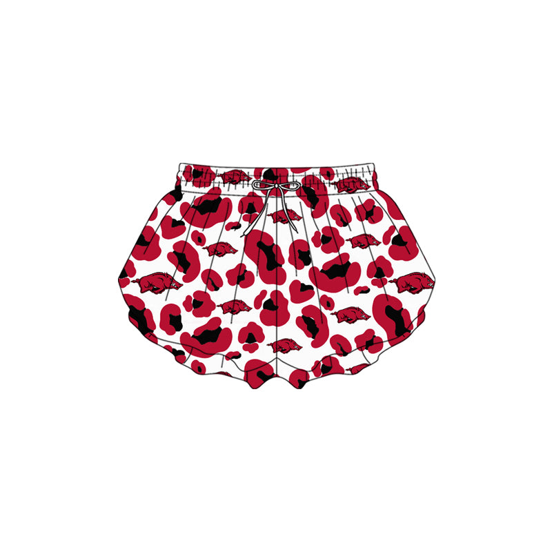 Toddle baby girls Akansas team summer yoga shorts preorder
