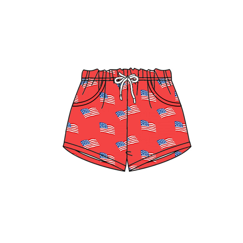Toddle baby boy American flage summer shorts preorder
