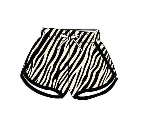 Toddle baby girls zebra summer shorts preorder