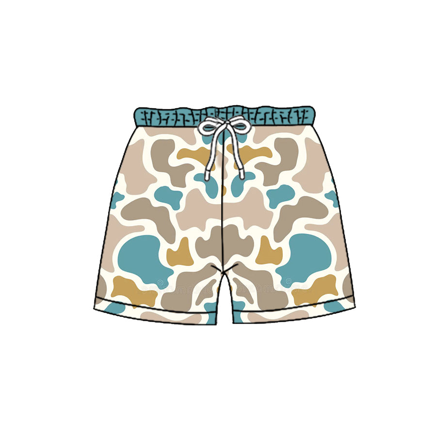Toddle baby boy khaki blue camo summer shorts preorder