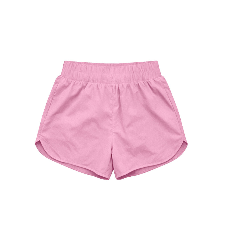 Toddle baby girls pink color summer yoga shorts preorder