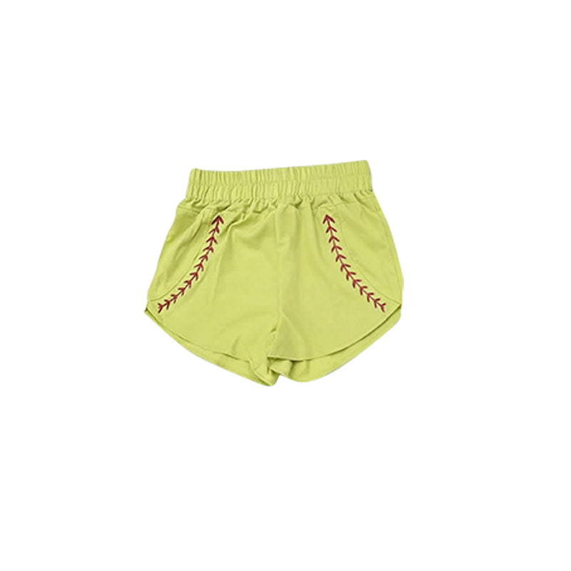 Toddle baby girls baseball summer yoga shorts preorder