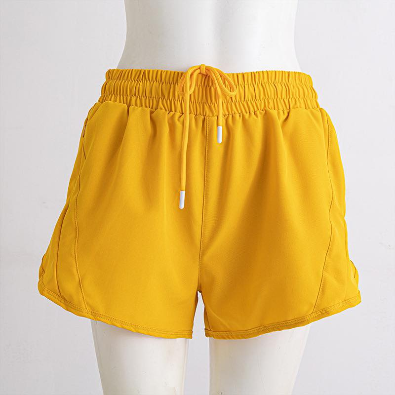 Toddle baby girls yellow color summer yoga shorts preorder
