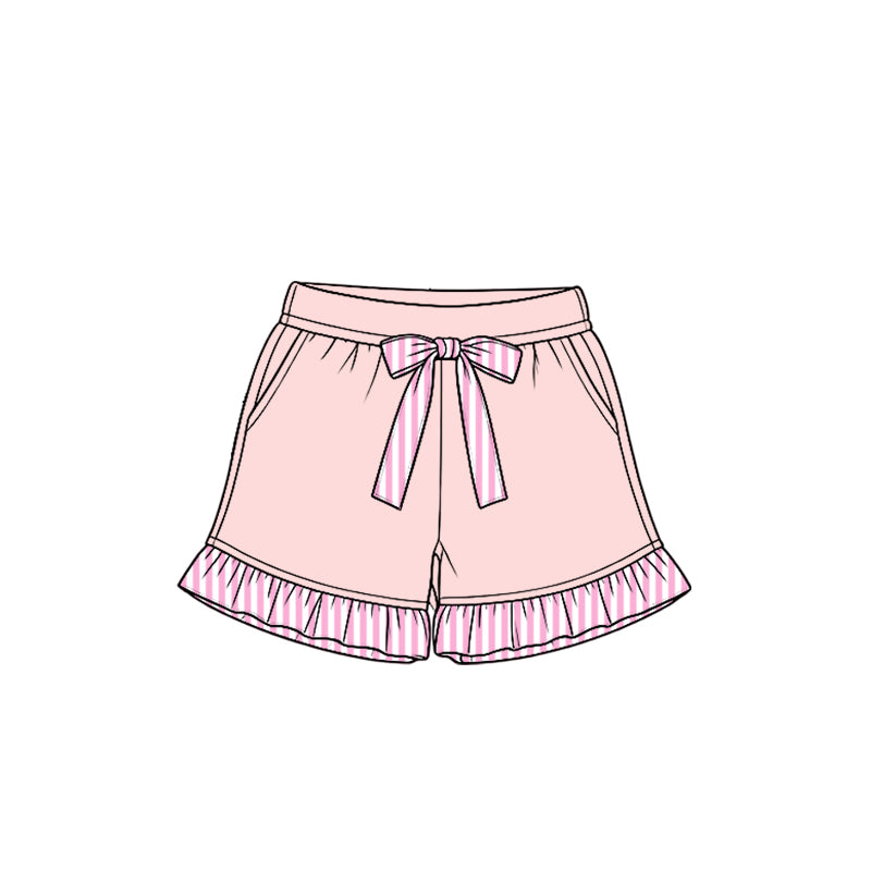 Toddle baby girls pink color summer shorts preorder