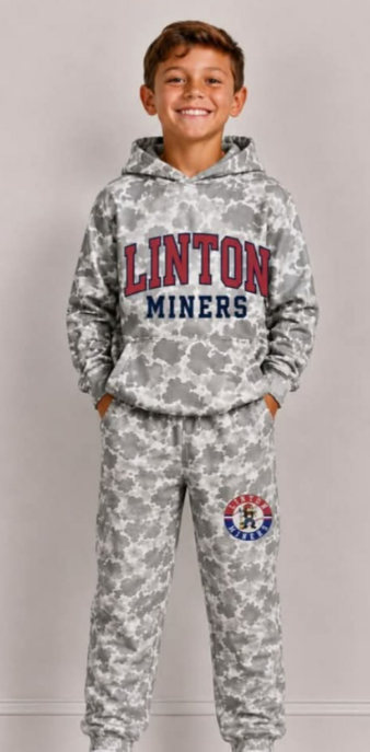 Toddle kids custom team design long sleeve hoodie outfit