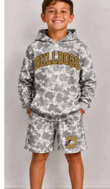 Toddle kids custom team design long sleeve hoodie outfit