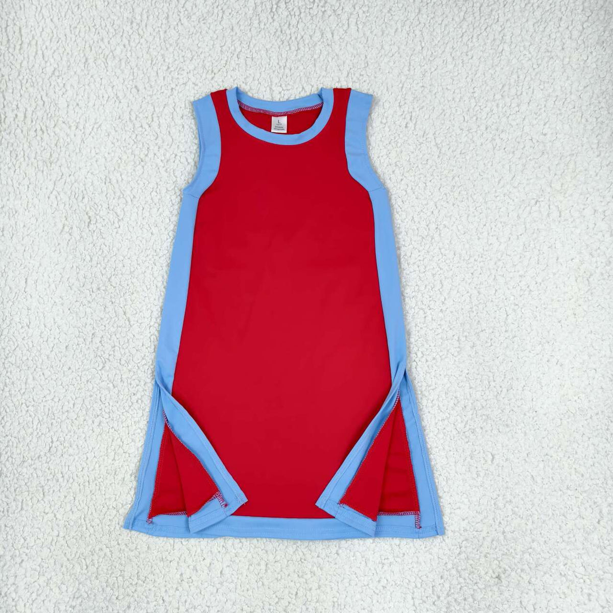 Red color girls summer yoga dress preorder