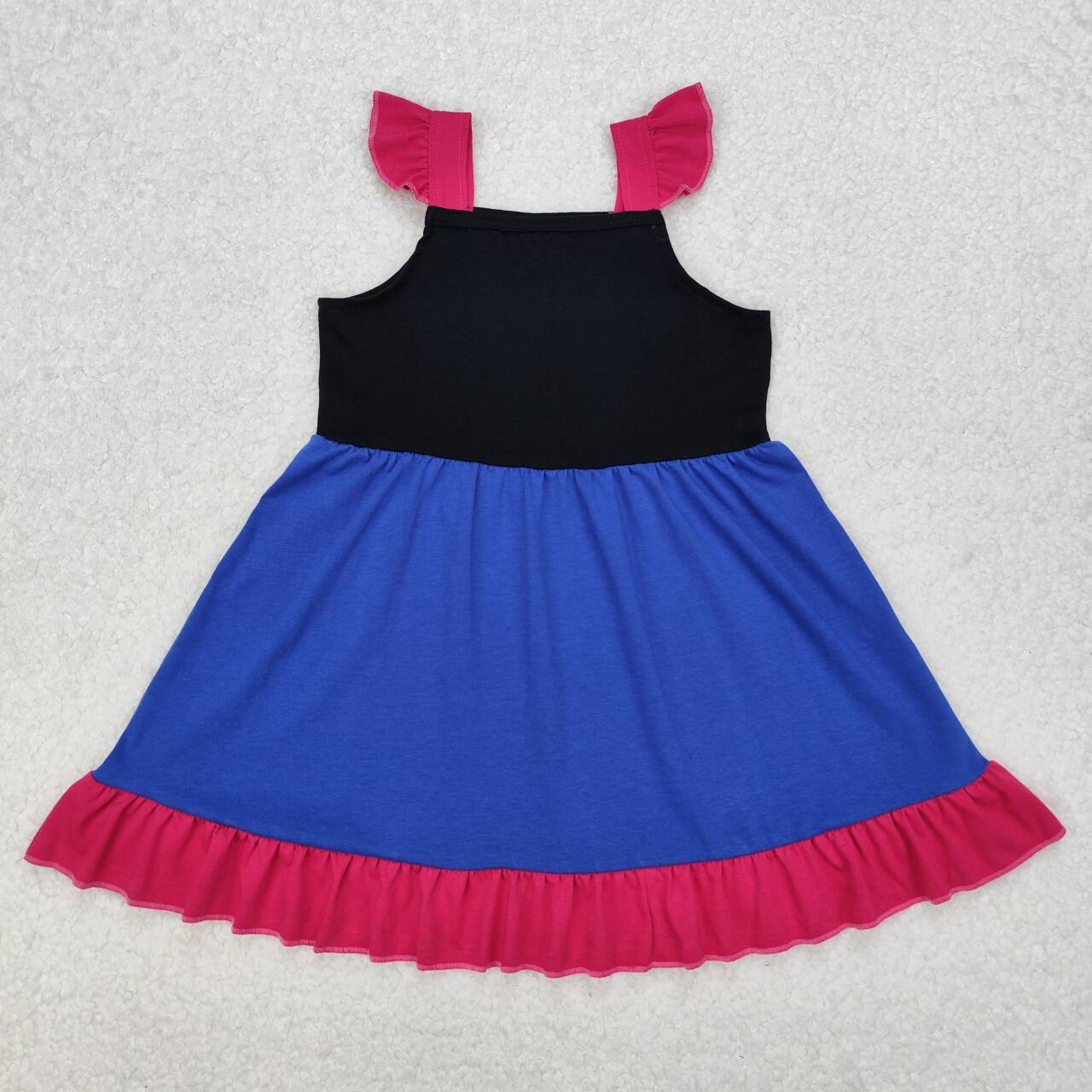 Little girls princess cartoon summer dress