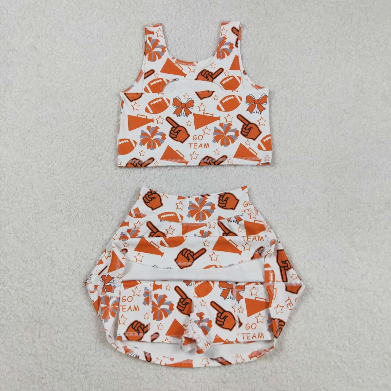 Baby girls go team active wear athletic summer yoga outfit