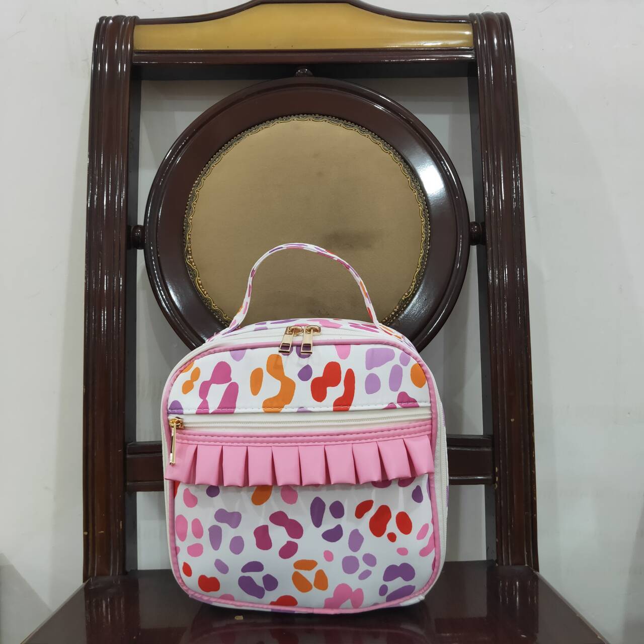 USA SHOP Wholesale kids colorful leopard lunch box bag