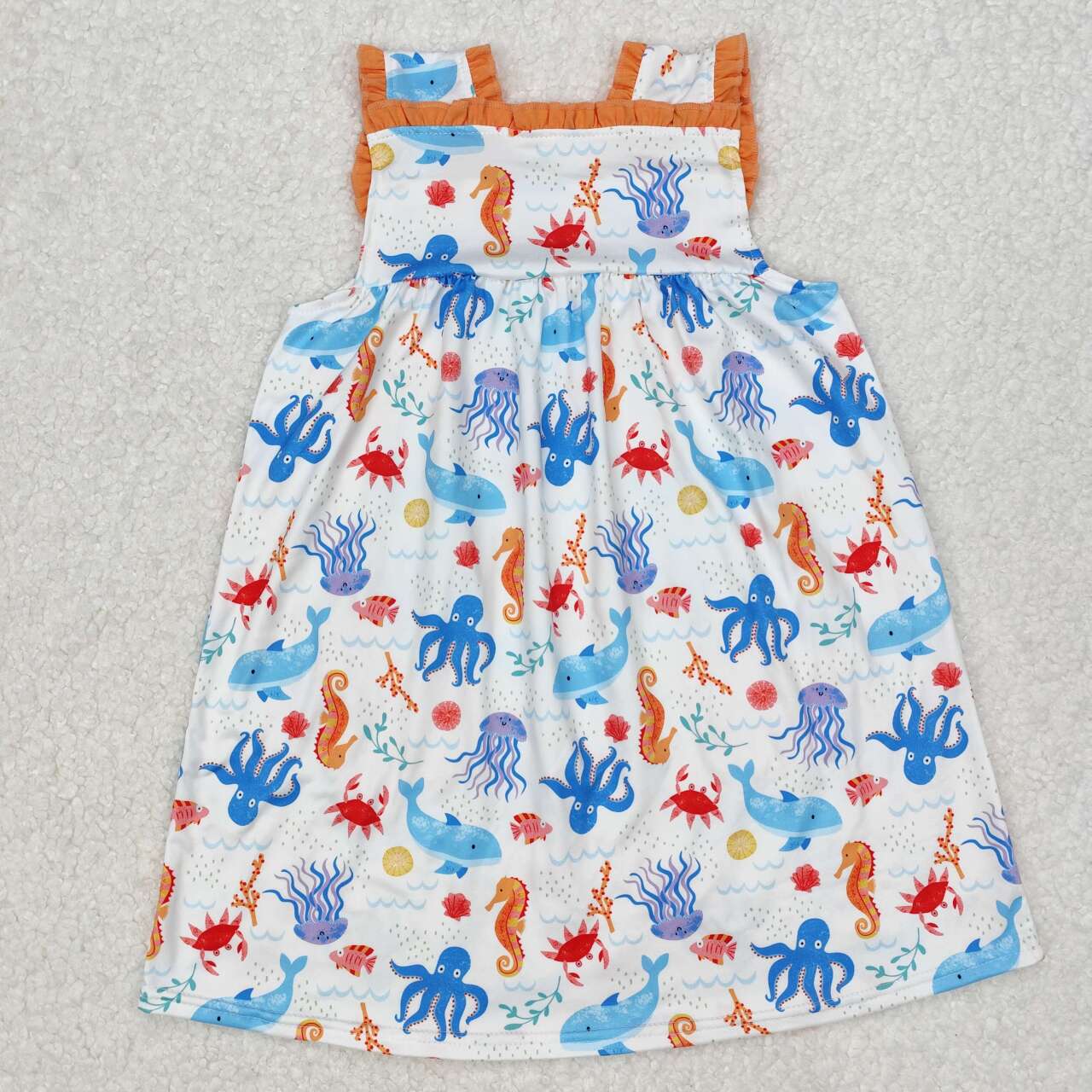 Toddle baby girl sea animal summer dress