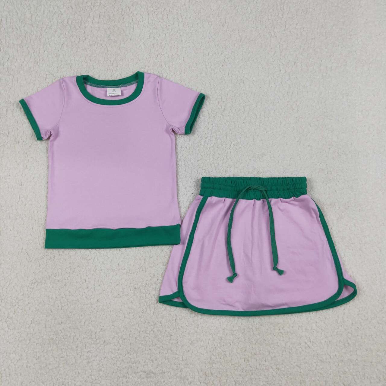 Pink color girls summer yoga outfit