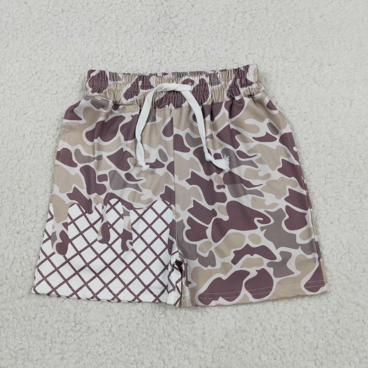 Toddle baby dark grey camo summer shorts