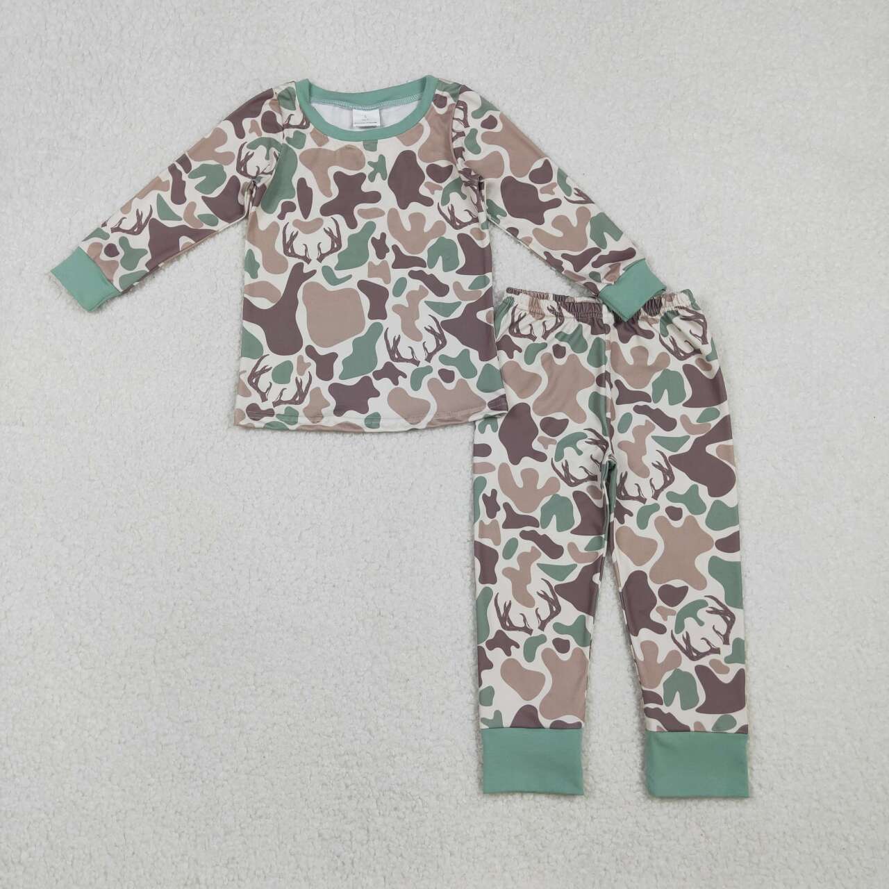 Kids boy deer camo matching outfit