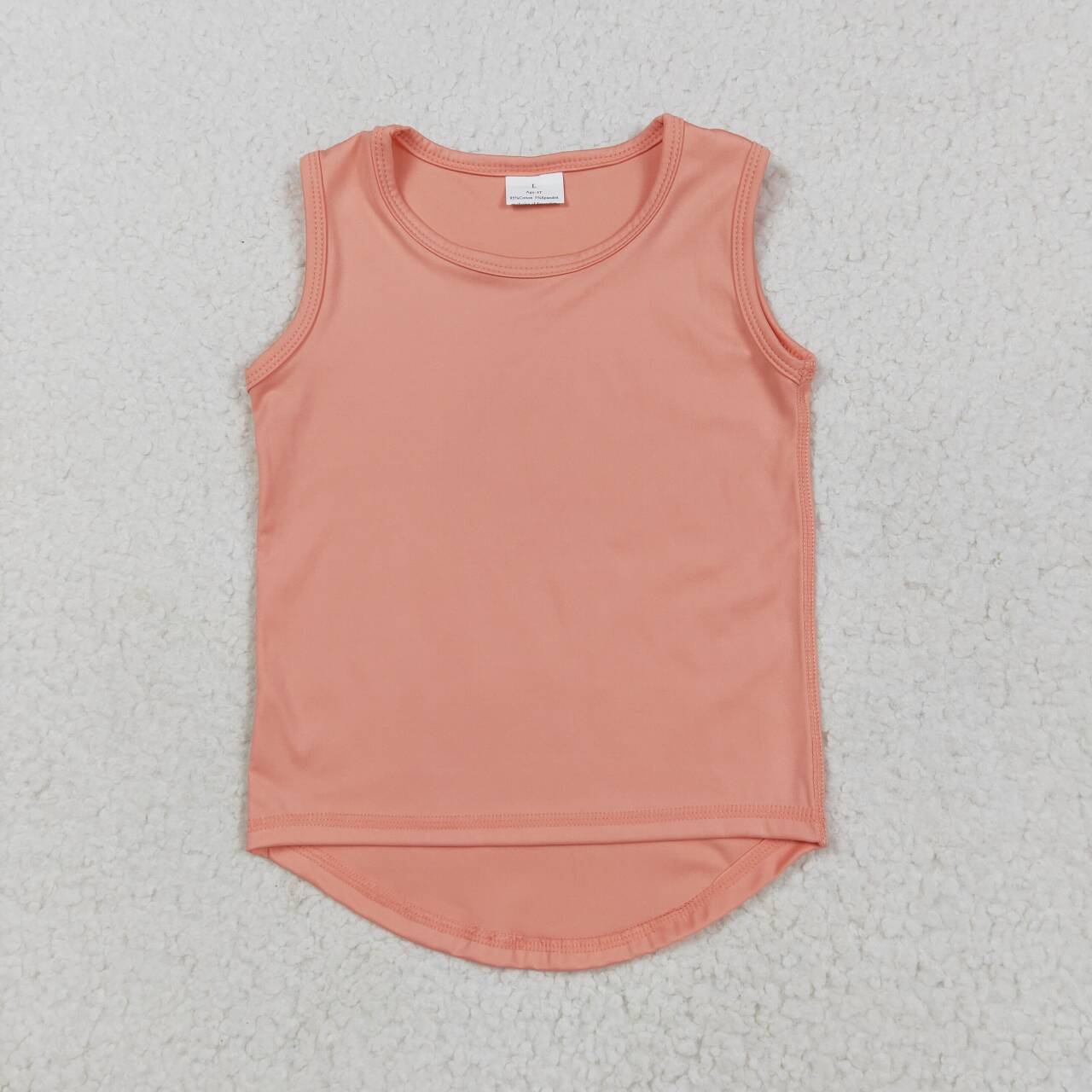 Toddle girls coral yoga tank top shirt