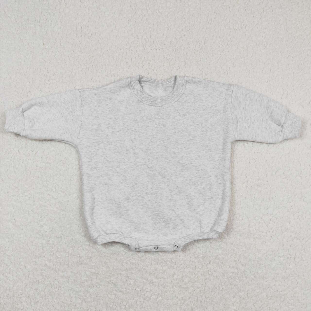 toddle baby girls grey long sleeve romper