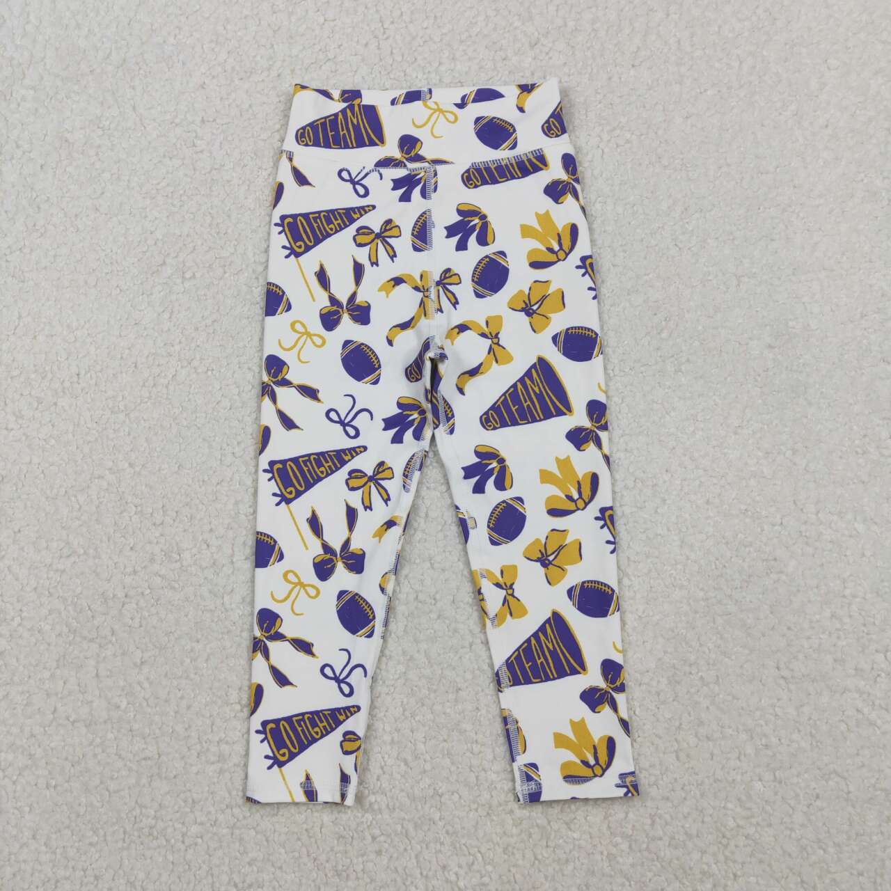 baby boy football design yoga leggings pants