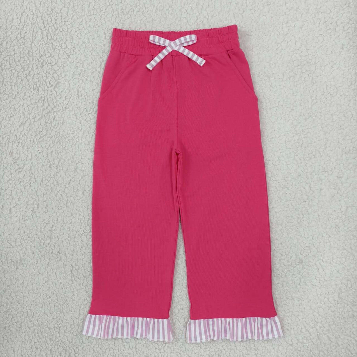 Hot pink color toddle baby girls pants