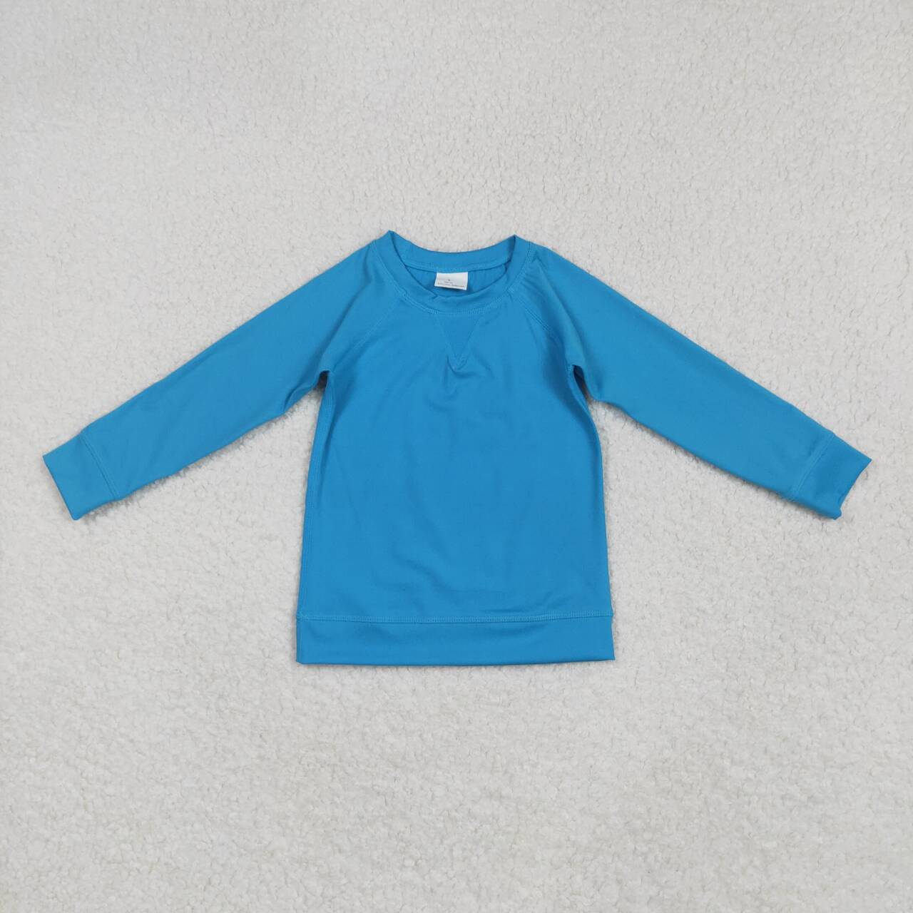 Baby Girls Blue Active Wear Long Sleeve Yoga Top