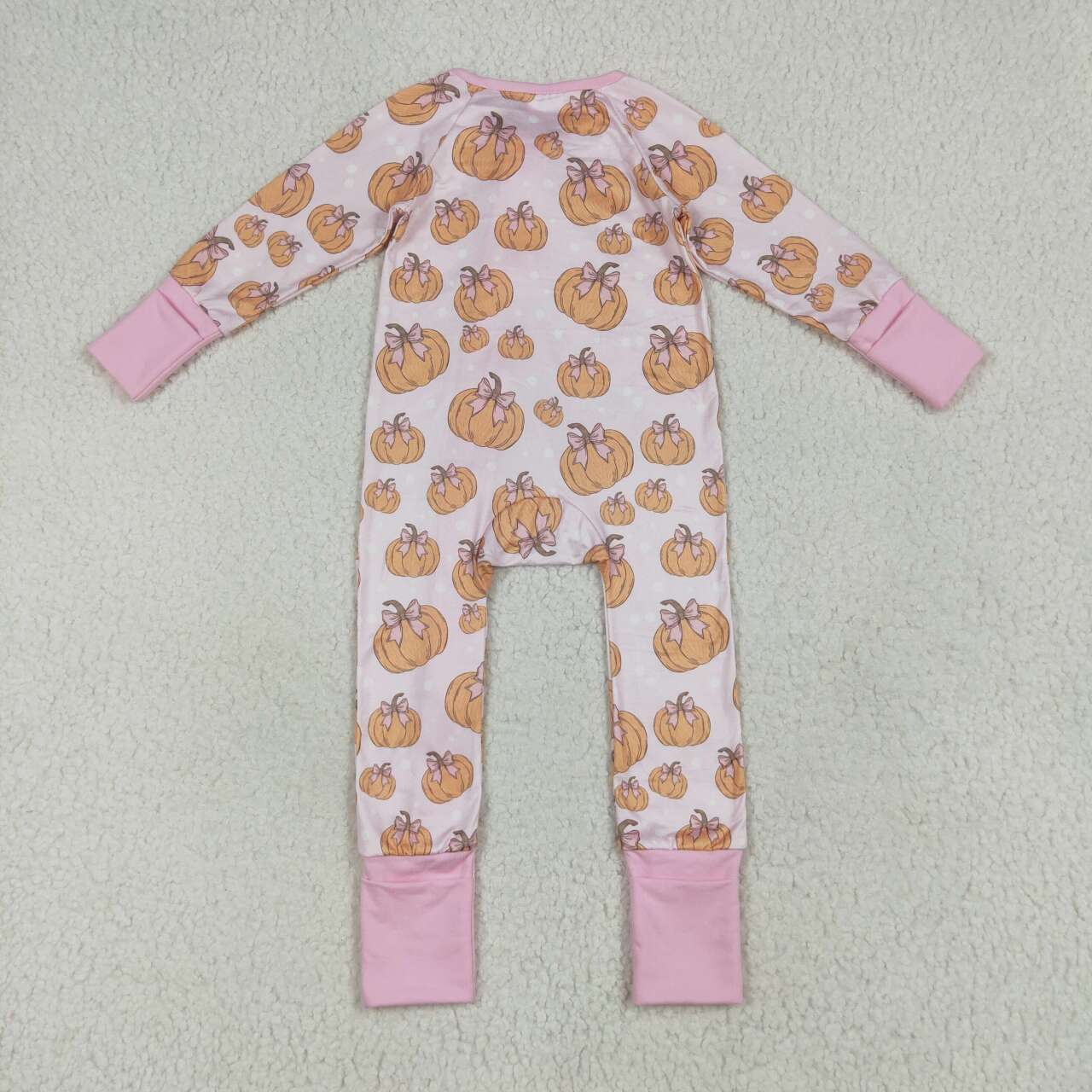 USA SHOP Fall pumpkins baby long sleeve romper