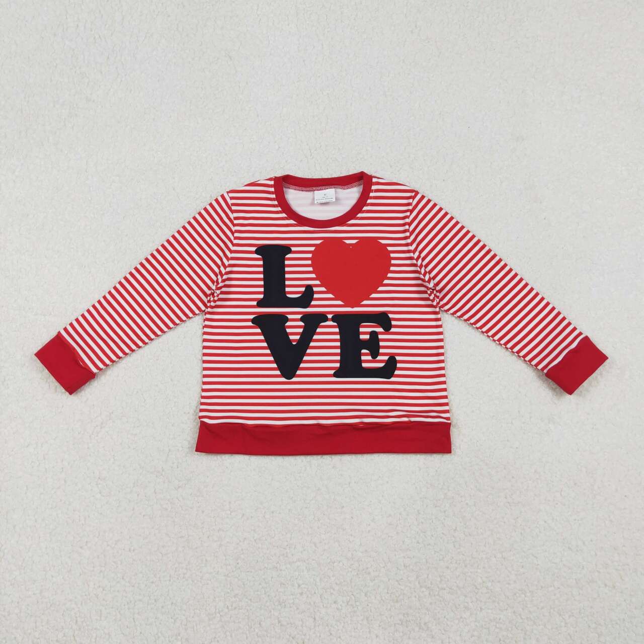 Valentines day love girls long sleeve t-shirt top