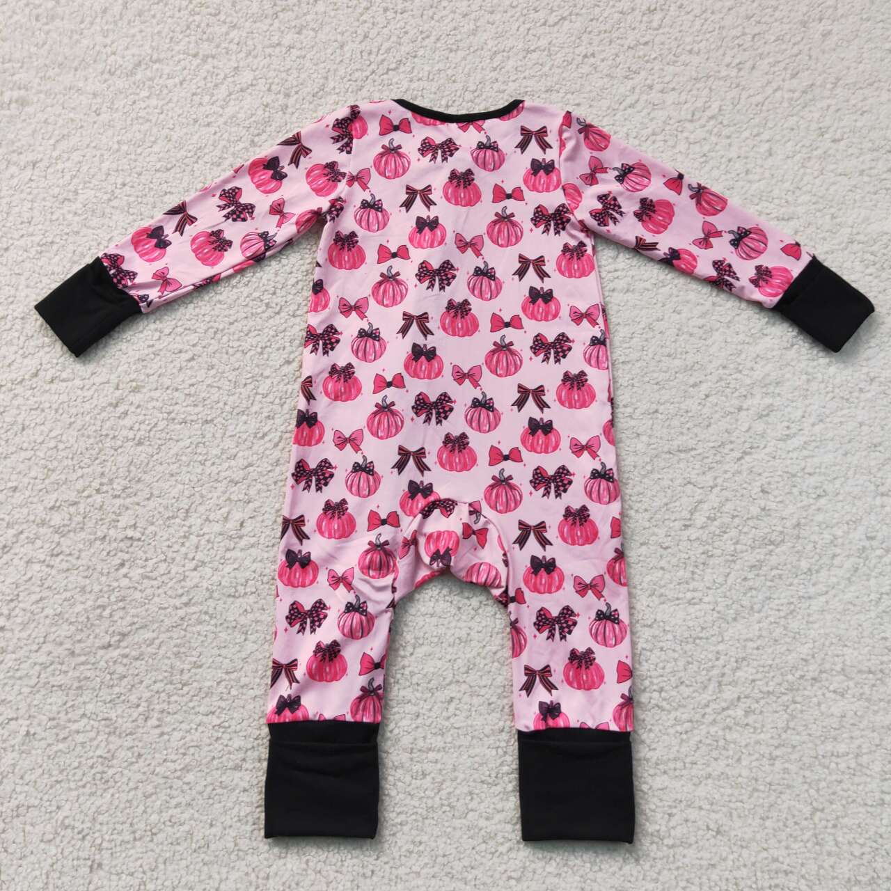 Toddle baby long sleeve fall pumpkin romper