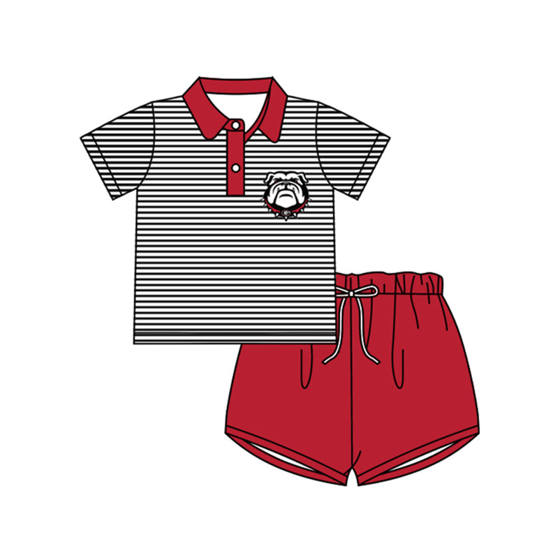 baby boy dog team design outfit