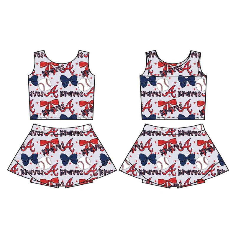 Baby girls custom team cheer outfit add shorts