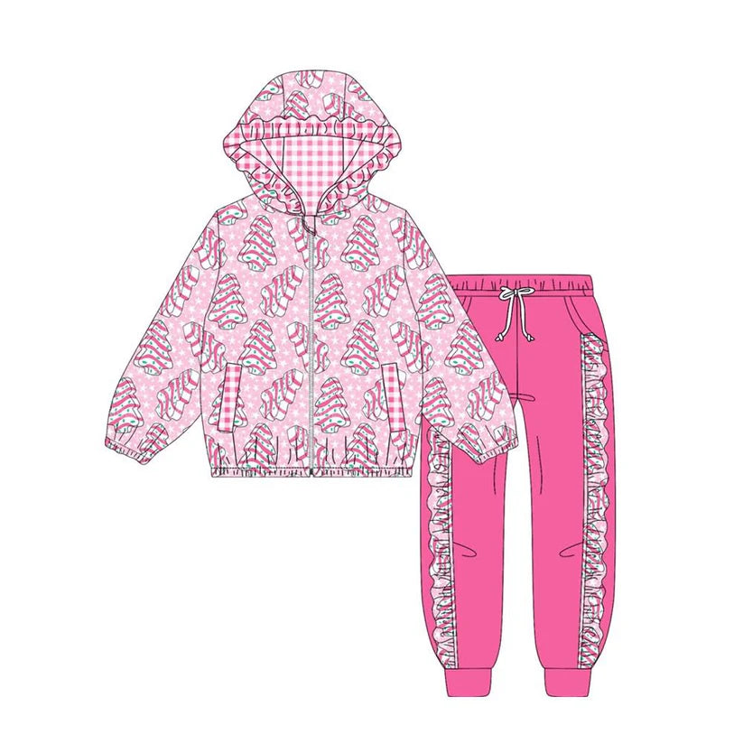 Baby girls Christmas design hoodie set