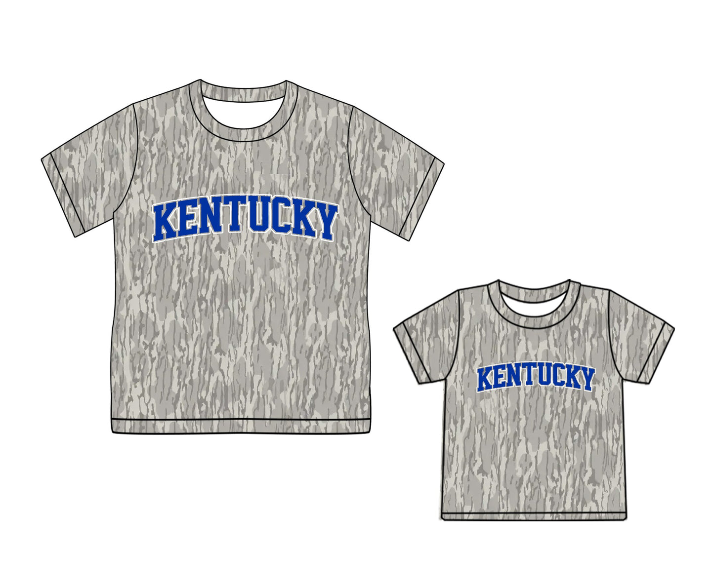 Mommy and Me Kentucky team design summer short sleeve top