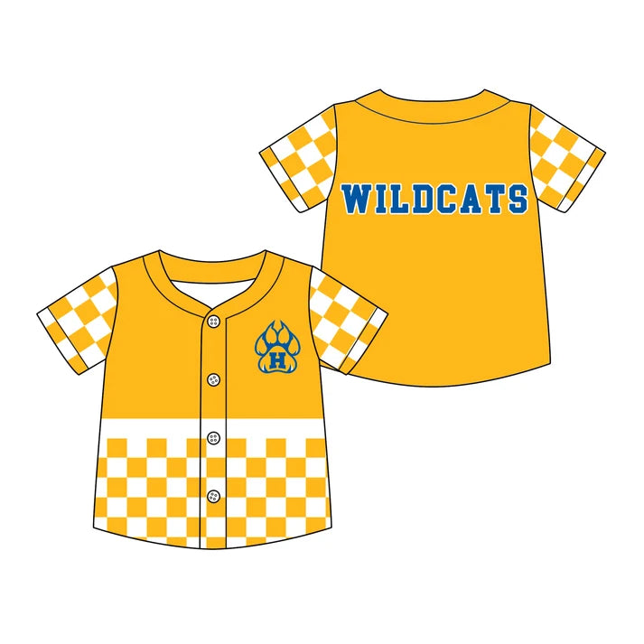 baby boy custom team design short sleeve t-shirt top
