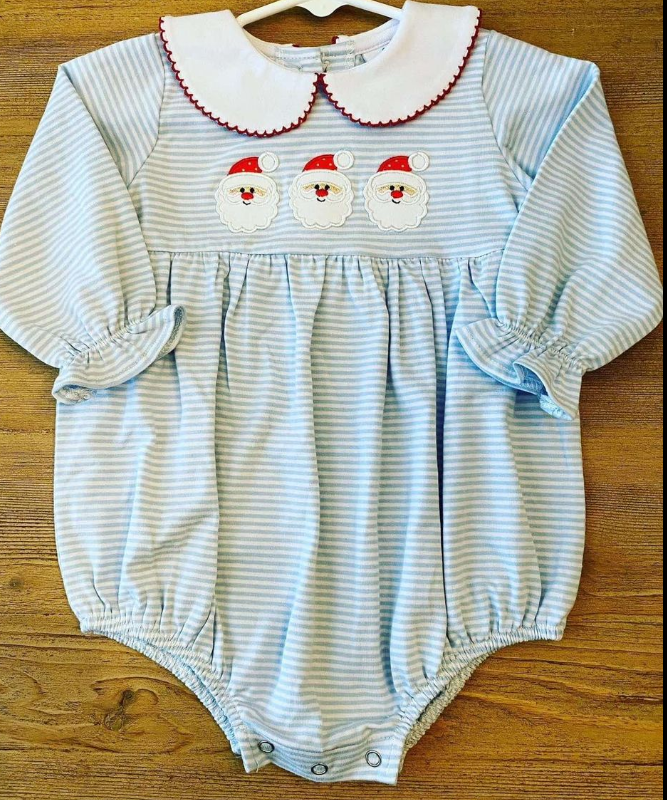 baby kids Christmas long sleeve romper