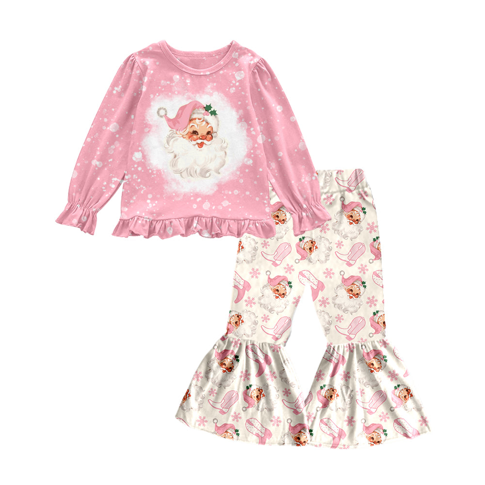 wholesale girls christmas santa claus clothing set