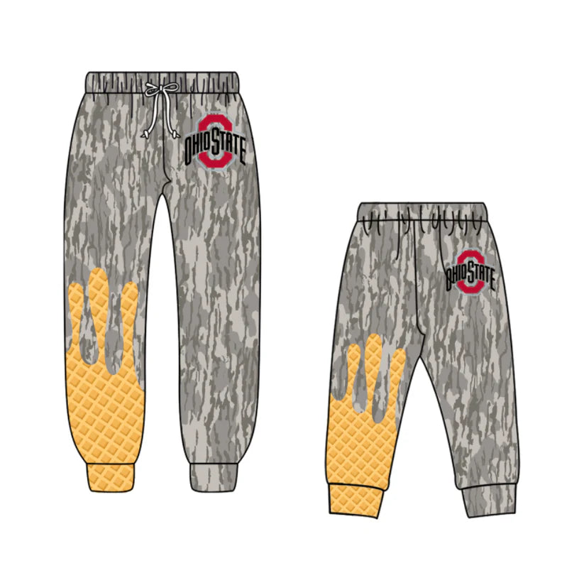 Adult and kids custom team matching legging pants