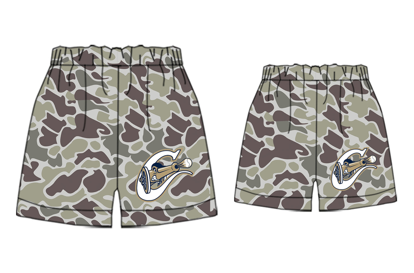 Adult kids family design custom team summer shorts