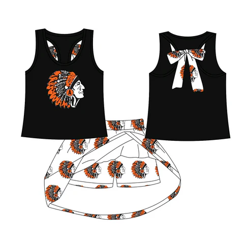Baby girls custom team cheer outfit add shorts