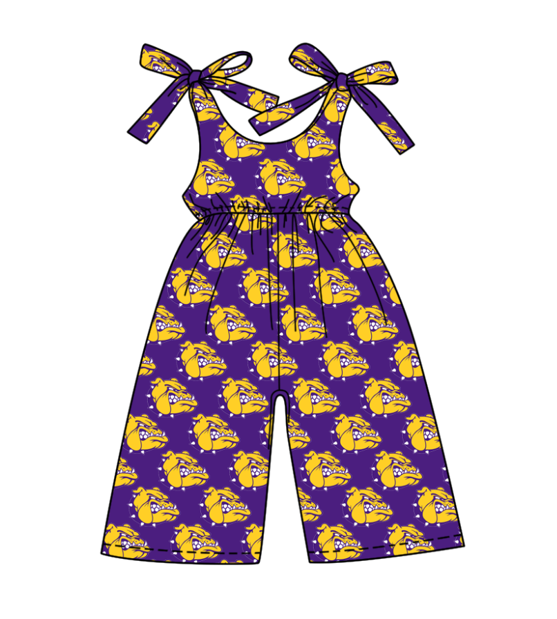 toddle girls team design jumpsuit