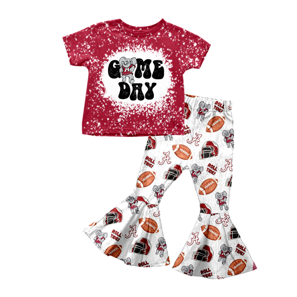 baby girls custom teams clothing set
