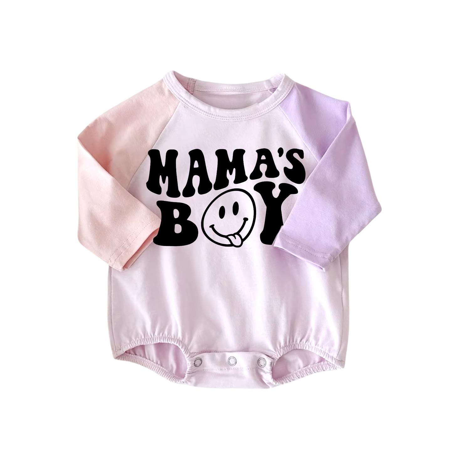Mamas boy kids long sleeve romper
