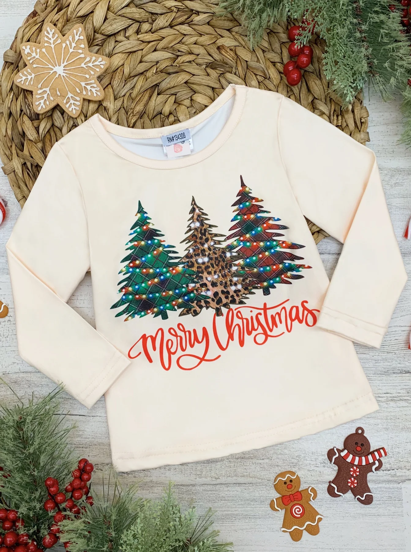 merry christmas baby girl fall winter shirt