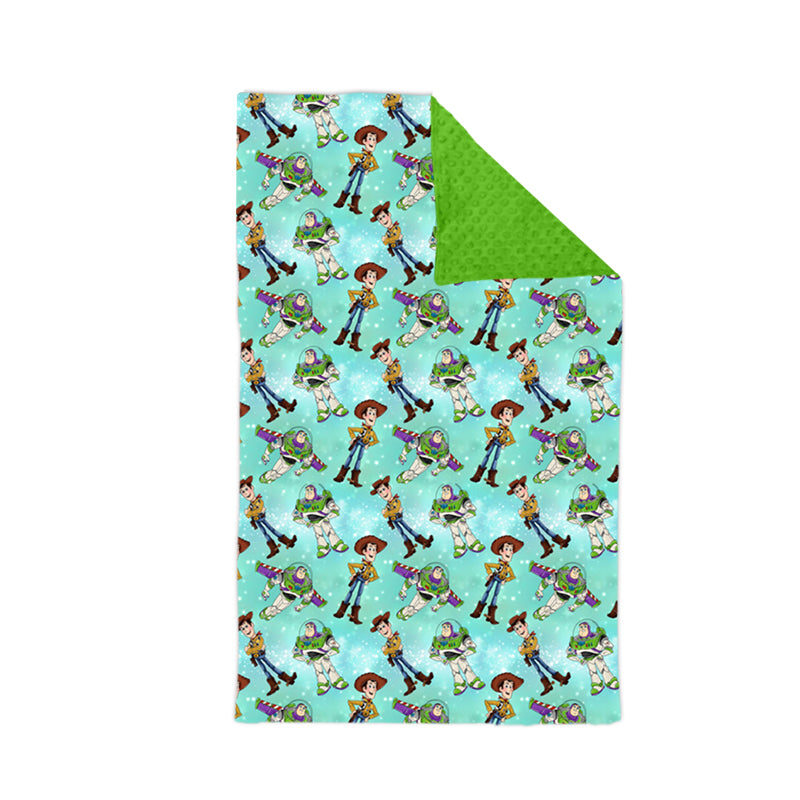 newborn kids baby girls wholesale cartoon story fleece blanket