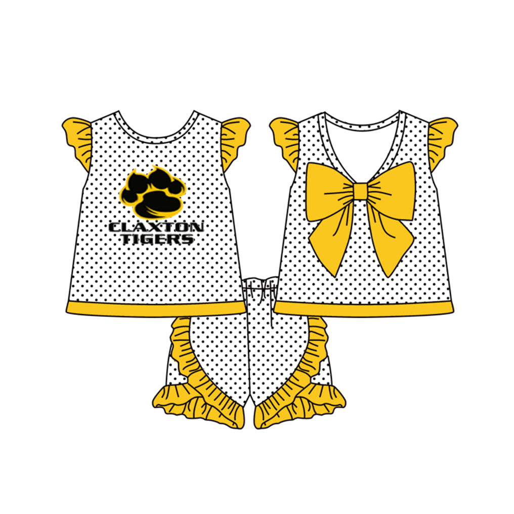 baby girl team design outfit