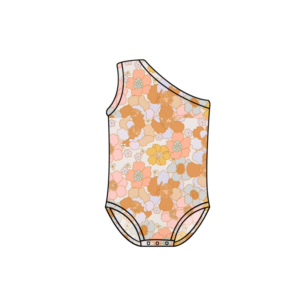 baby girls one piece summer bathing suit